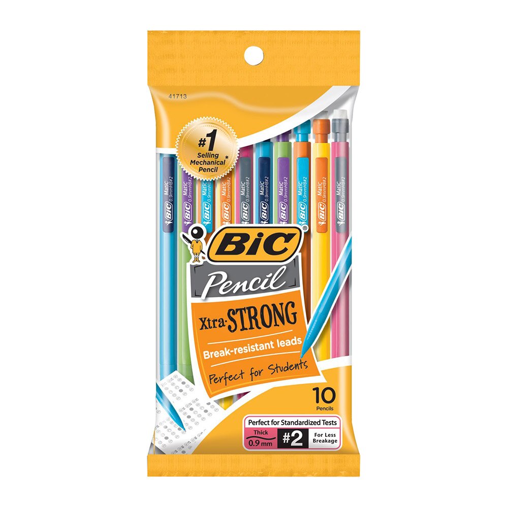 BIC, Xtra Strong, Mechanical Pencil, 0.9mm, 10 pack